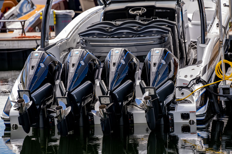 four engine boat management